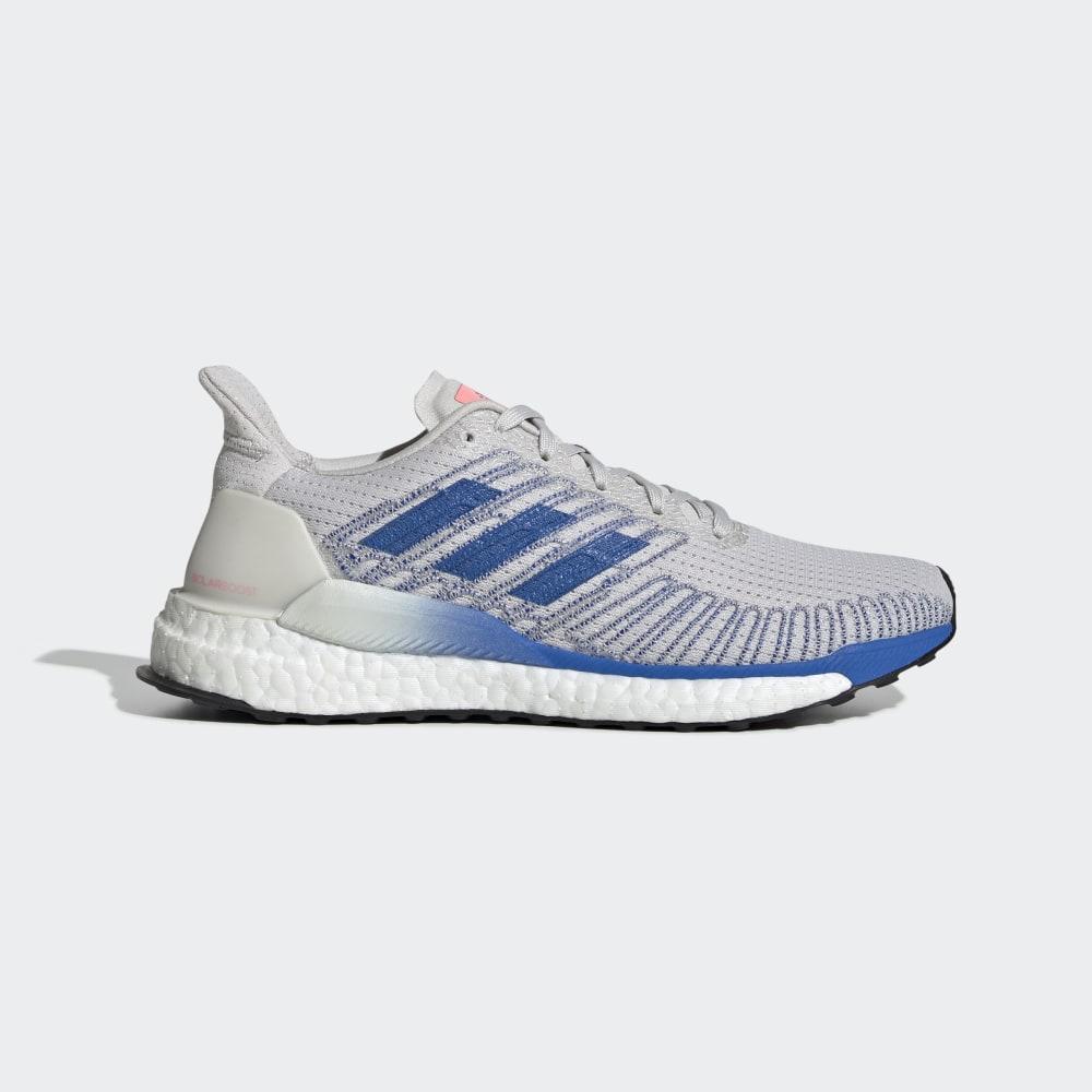 Adidas Women's Solarboost 19 Running Shoes Grey/Blue/Light Red Ireland EE4331